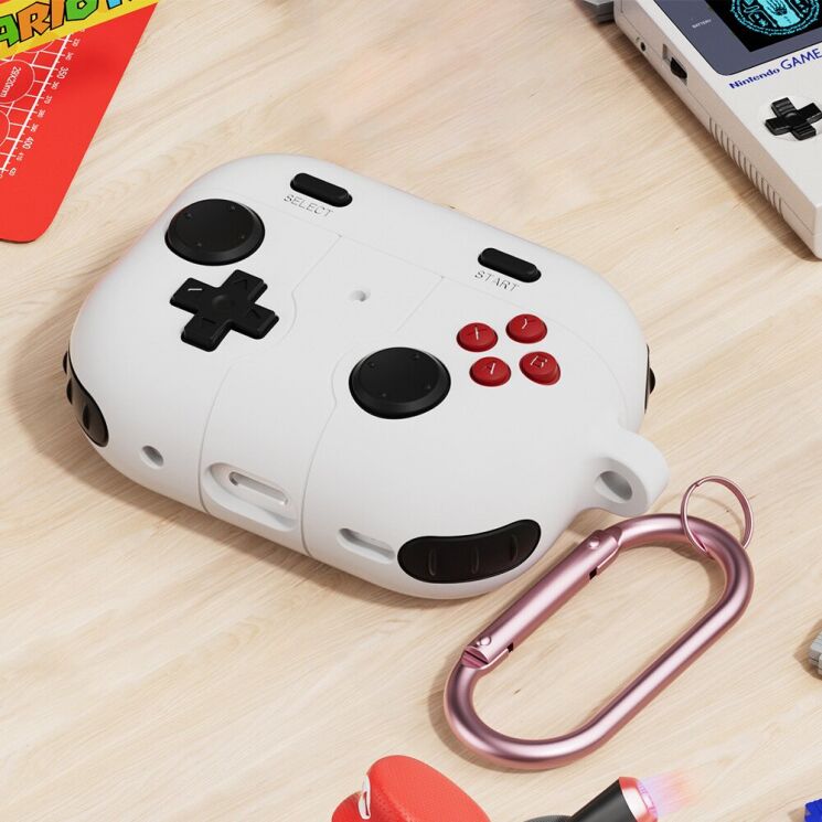 Защитный чехол Deexe Game Console для AirPods Pro 3 - Grey: фото 2 из 8