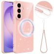 Защитный чехол Deexe Glitter Case with MagSafe для Samsung Galaxy A57 (A576) - Pink (406160P)