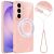 Защитный чехол Deexe Glitter Case with MagSafe для Samsung Galaxy A57 (A576) - Pink: фото 1 из 7