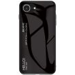 Защитный чехол Deexe Gradient Color для iPhone 17e / 16e - Black (378238B)