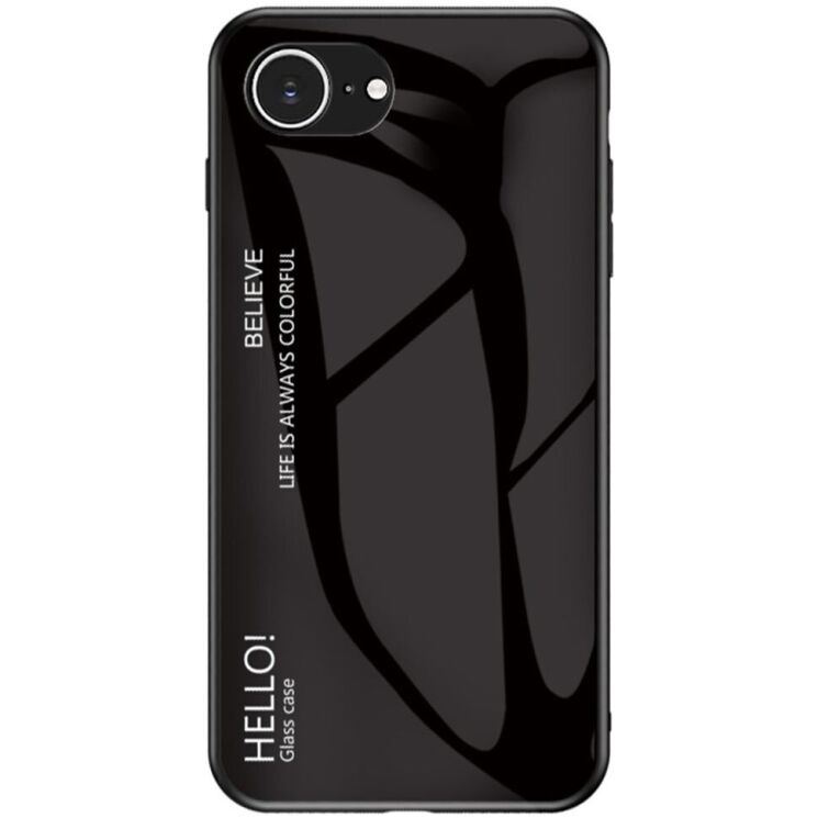 Защитный чехол Deexe Gradient Color для iPhone 17e / 16e - Black: фото 1 из 13