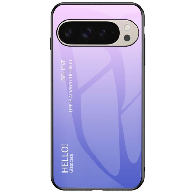 Защитный чехол Deexe Gradient Color для Google Pixel 9 / 9 Pro - Pink / Purple: фото 1 из 8
