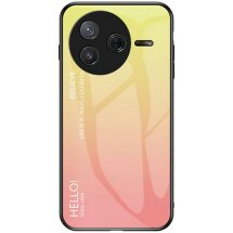 Защитный чехол Deexe Gradient Color для Xiaomi Poco F7 Pro - Yellow: фото 1 из 8