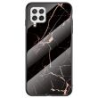 Защитный чехол Deexe Gradient Pattern для Samsung Galaxy A22 (A225) - Black / Gold (277540BF)