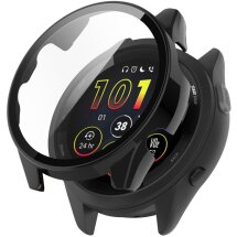 Захисний чохол Deexe Hard Frame для Garmin Forerunner 165 / 165 Music - Black: фото 1 з 8