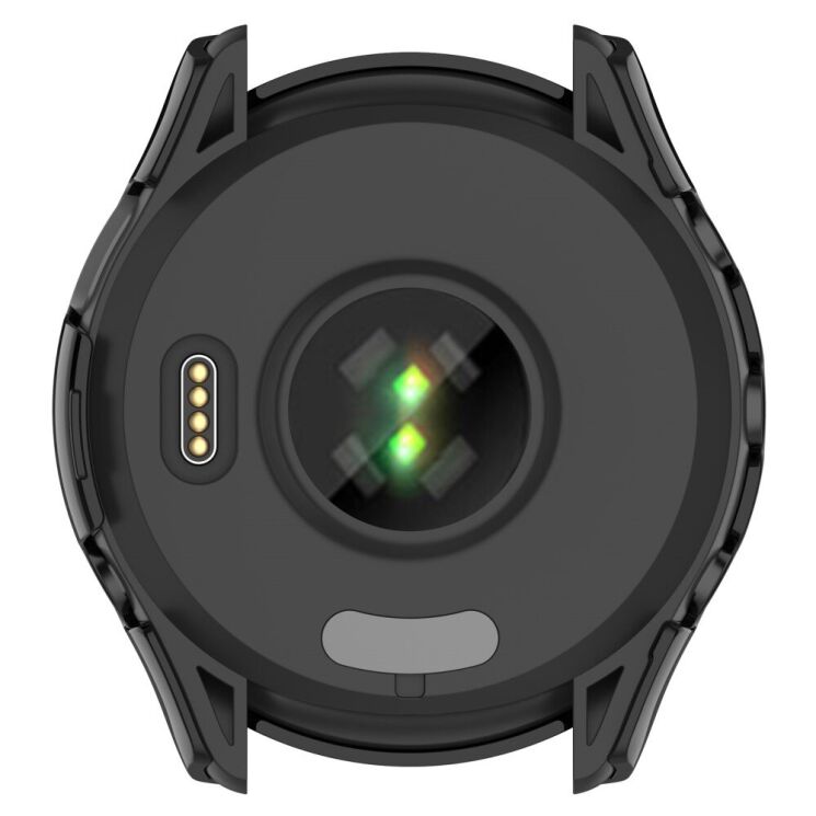 Защитный чехол Deexe Hard Frame для Garmin Forerunner 165 / 165 Music - Black: фото 6 из 8