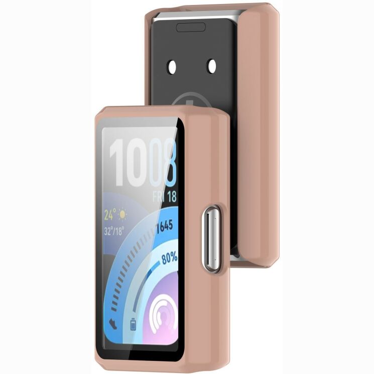 Защитный чехол Deexe Hard Frame для Huawei Band 11 Pro - Pink (410610P) Защитный чехол Deexe Hard Frame для Huawei Band 11 Pro - Pink: фото 2 из 3