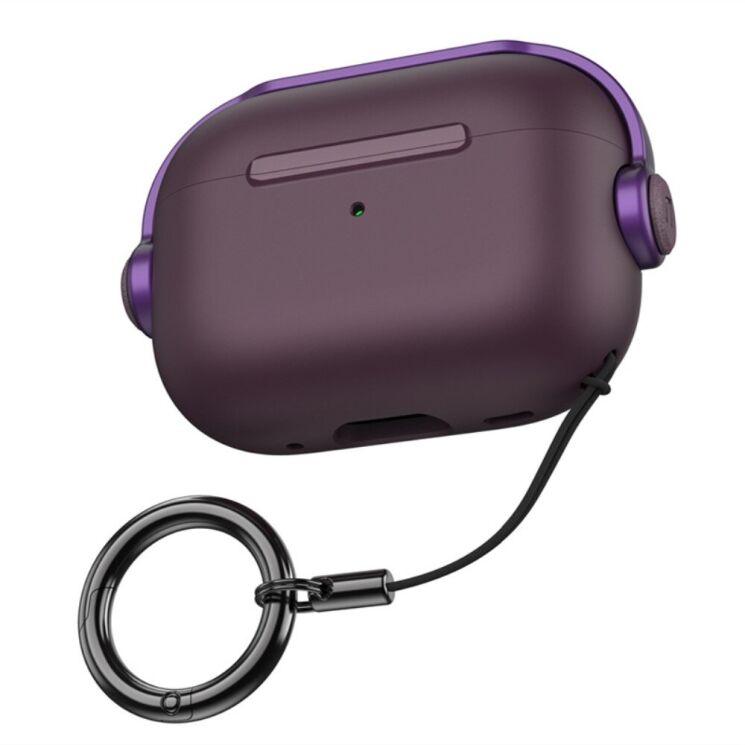 Защитный чехол Deexe Headset Style для Apple AirPods Pro 2 - Purple: фото 1 из 11