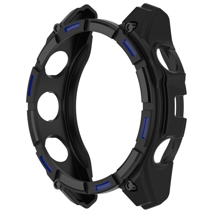 Захисний чохол Deexe Hollow Cover для Garmin Quatix 8 (47mm) - Black / Blue (369702BL) Захисний чохол Deexe Hollow Cover для Garmin Quatix 8 (47mm) - Black / Blue: фото 4 з 7