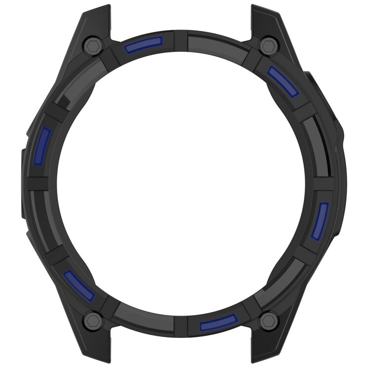 Захисний чохол Deexe Hollow Cover для Garmin Quatix 8 (47mm) - Black / Blue (369702BL) Захисний чохол Deexe Hollow Cover для Garmin Quatix 8 (47mm) - Black / Blue: фото 6 з 7