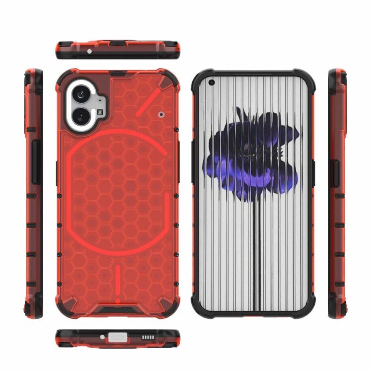 Защитный чехол Deexe Honeycomb Series для Nothing Phone (1) - Grey: фото 5 из 5