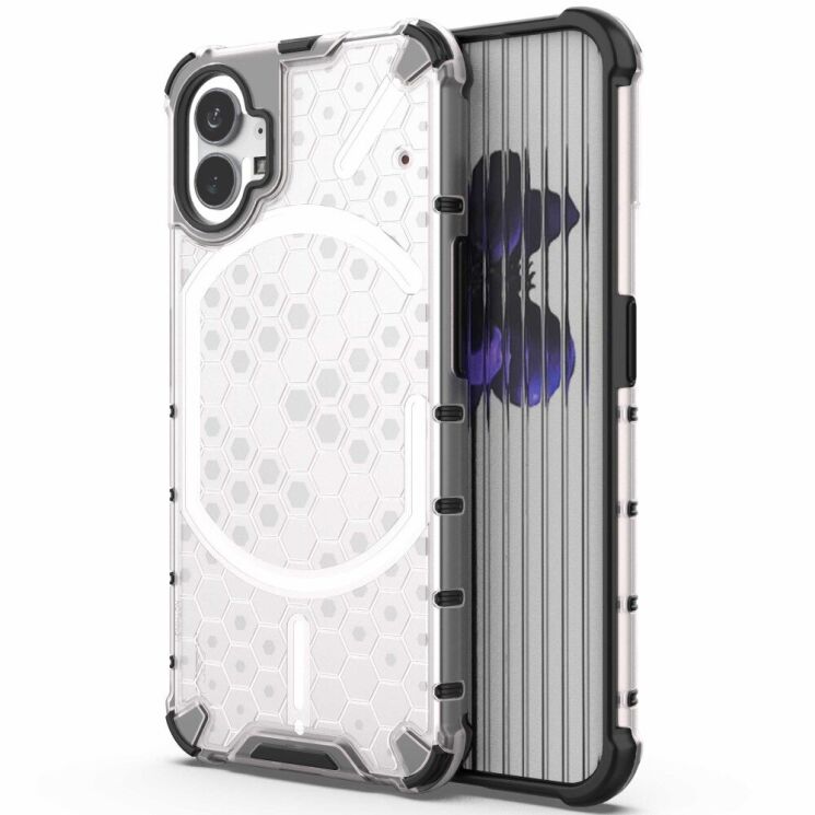 Защитный чехол Deexe Honeycomb Series для Nothing Phone (1) - Grey: фото 1 из 5