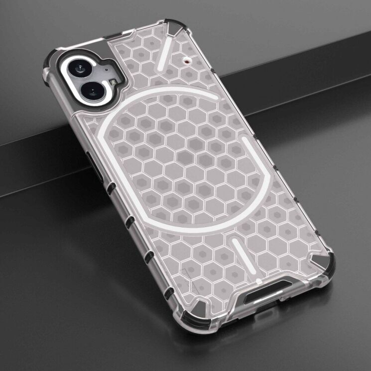 Защитный чехол Deexe Honeycomb Series для Nothing Phone (1) - Grey: фото 3 из 5