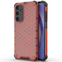 Защитный чехол Deexe Honeycomb Series для Samsung Galaxy M35 (M356) - Red: фото 1 из 5