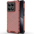 Защитный чехол Deexe Honeycomb Series для Xiaomi 14T Pro - Red (365639R)