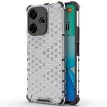 Защитный чехол Deexe Honeycomb Series для Xiaomi Redmi 13 - Grey: фото 1 из 5