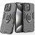 Защитный чехол Deexe Hybrid Case для Apple iPhone 16 Pro Max - Black: фото 1 из 6