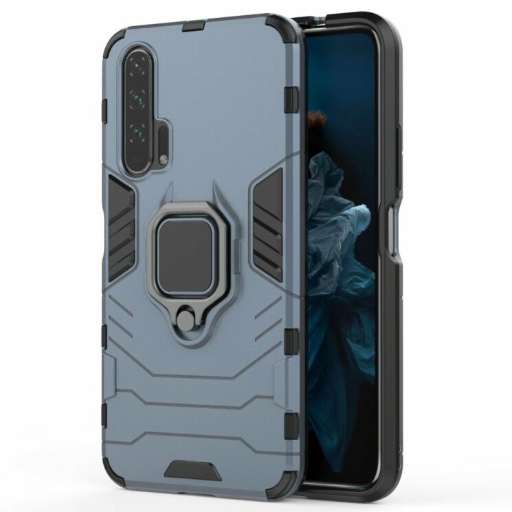 Защитный чехол Deexe Hybrid Case для Huawei Honor 20 Pro - Blue: фото 2 из 7