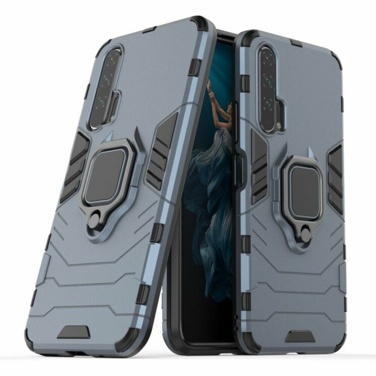 Защитный чехол Deexe Hybrid Case для Huawei Honor 20 Pro - Blue: фото 1 из 7