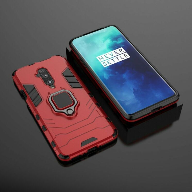 Захисний чохол Deexe Hybrid Case для OnePlus 7T Pro - Red: фото 4 з 7