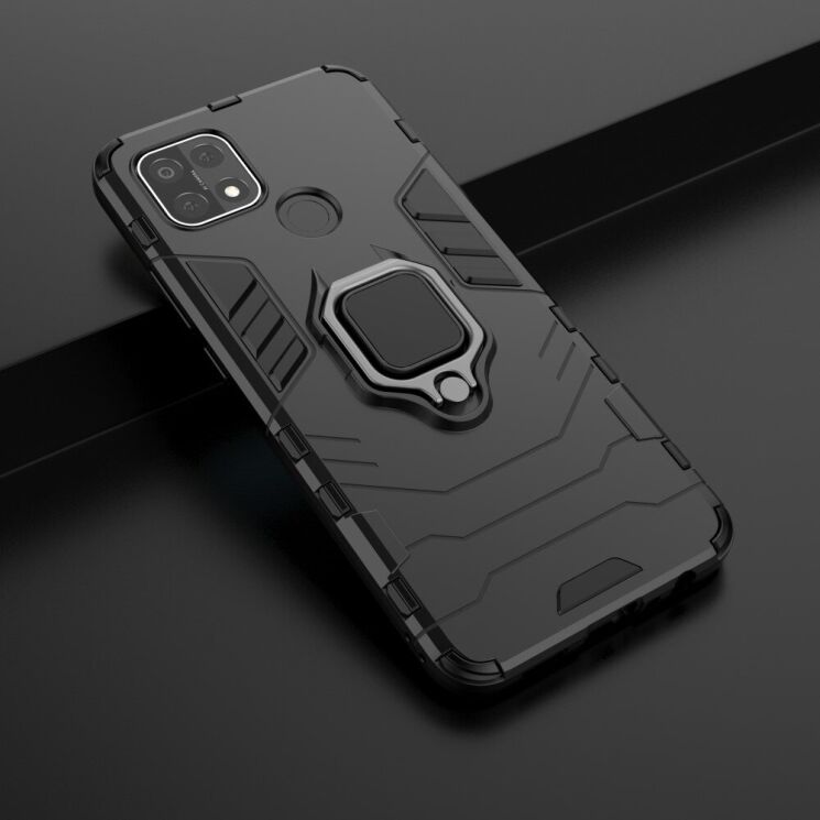 Защитный чехол Deexe Hybrid Case для Oppo A15 / A15s - Black: фото 5 из 9