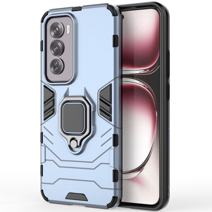 Защитный чехол Deexe Hybrid Case для OPPO Reno 12 Pro - Blue: фото 2 из 6