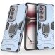 Защитный чехол Deexe Hybrid Case для OPPO Reno 12 Pro - Blue (359002L). Фото 1 из 6
