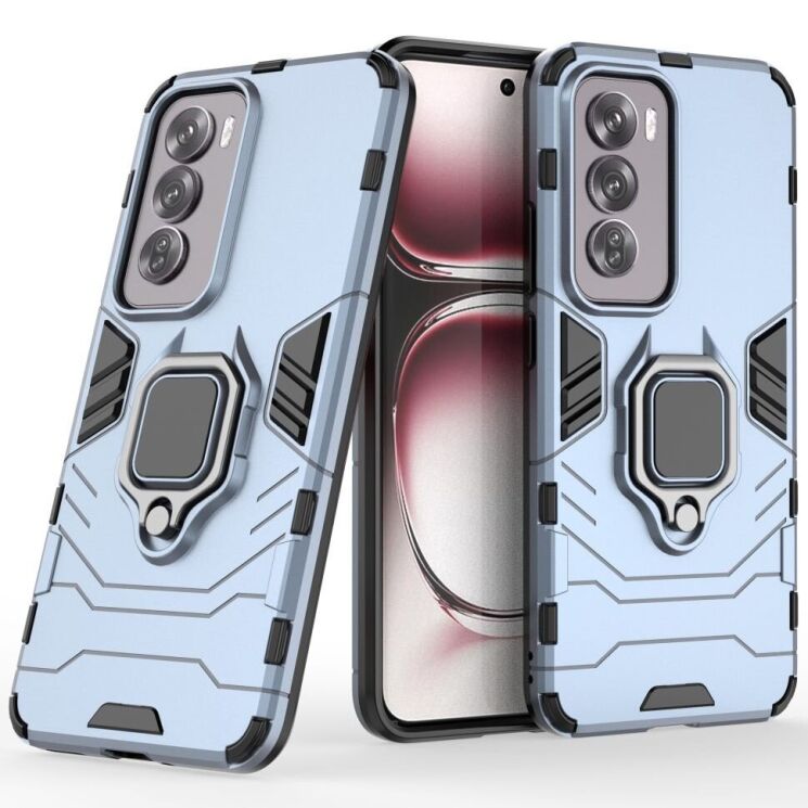 Защитный чехол Deexe Hybrid Case для OPPO Reno 12 Pro - Blue: фото 1 из 6