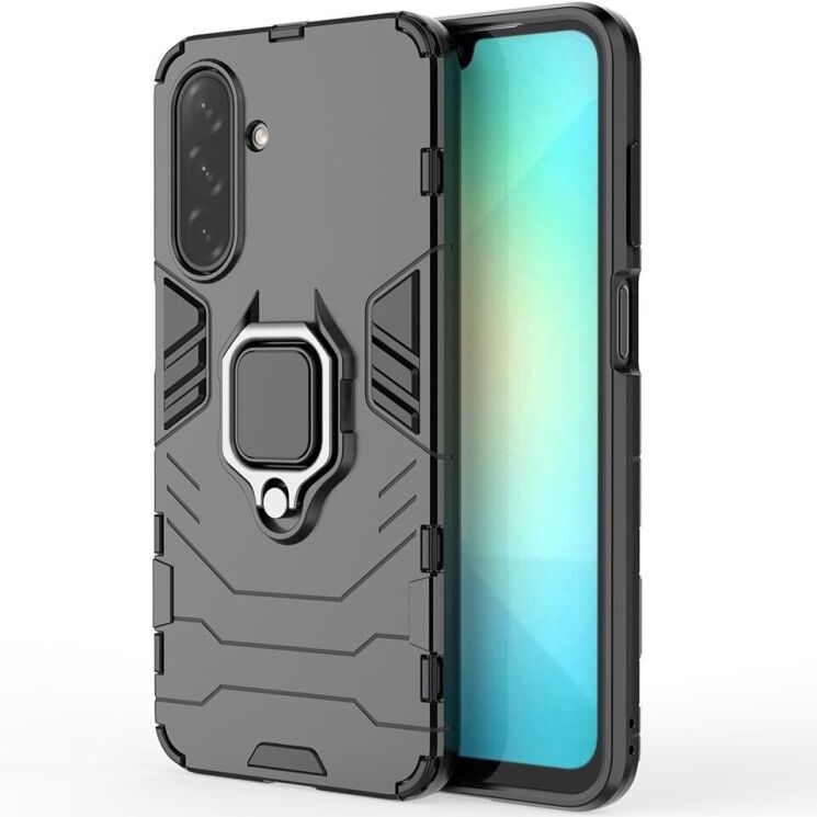 Защитный чехол Deexe Hybrid Case для Samsung Galaxy A26 (A266) - Black: фото 2 из 6
