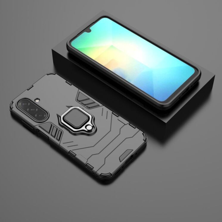 Защитный чехол Deexe Hybrid Case для Samsung Galaxy A26 (A266) - Black: фото 4 из 6