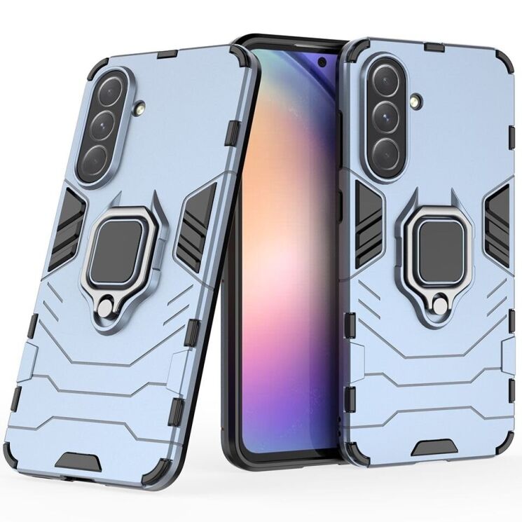 Защитный чехол Deexe Hybrid Case для Samsung Galaxy A36 (A366) - Blue: фото 1 из 6