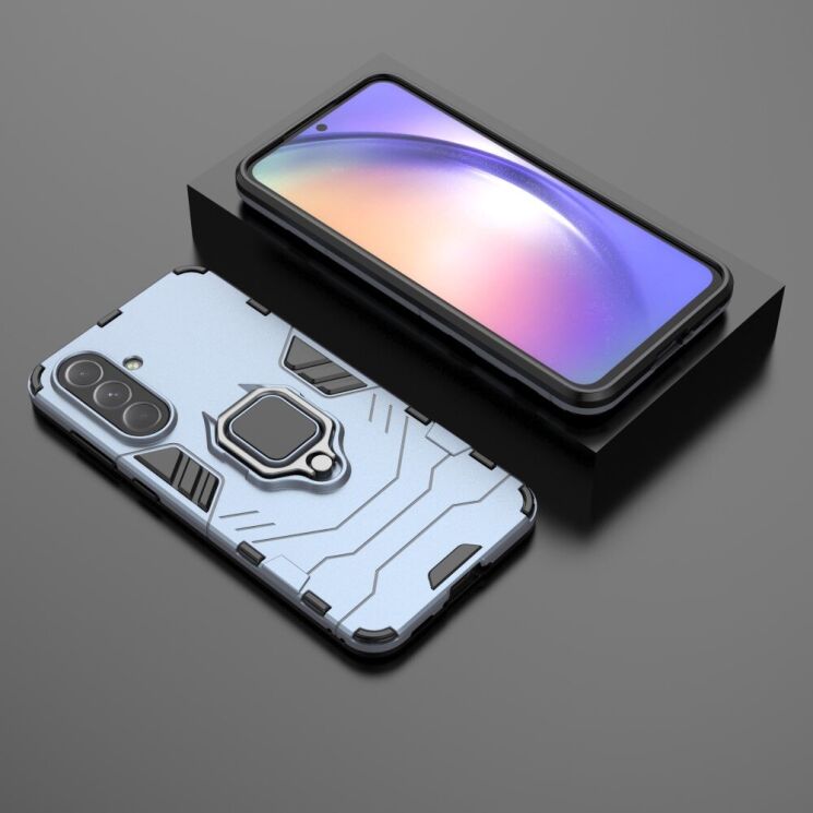 Защитный чехол Deexe Hybrid Case для Samsung Galaxy A36 (A366) - Blue: фото 4 из 6