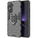 Защитный чехол Deexe Hybrid Case для Xiaomi Poco X7 Pro - Black (371741B). Фото 1 из 6