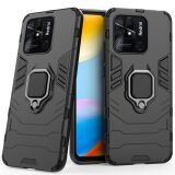 Защитный чехол Deexe Hybrid Case для Xiaomi Redmi 10C - Black (298214B)