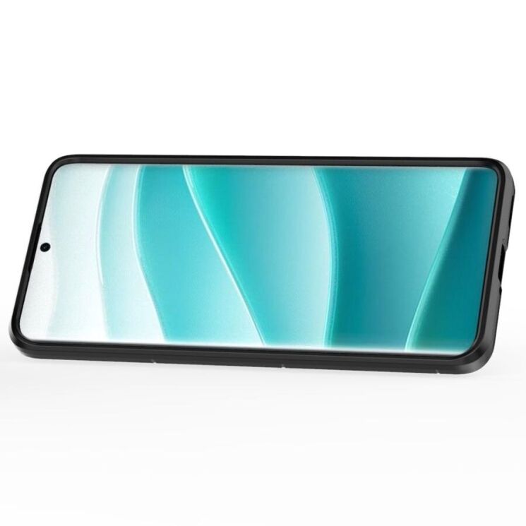 Захисний чохол Deexe Hybrid Case для Xiaomi Redmi Note 14 Pro Plus - Black: фото 2 з 6
