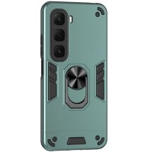 Захисний чохол Deexe Hybrid Shell для Infinix Hot 60і - Green: фото 1 з 7