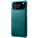 Захисний чохол Deexe Leather Back Cover для iPhone 18 Pro / 17 Pro - Green (423614G). Фото 1 з 5