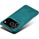 Захисний чохол Deexe Leather Back Cover для iPhone 18 Pro / 17 Pro - Green (423614G). Фото 5 з 5