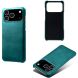 Захисний чохол Deexe Leather Back Cover для iPhone 18 Pro / 17 Pro - Green (423614G). Фото 4 з 5