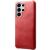 Защитный чехол Deexe Leather Back Cover для Samsung Galaxy S26 Ultra - Red: фото 1 из 4