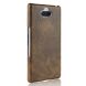 Защитный чехол Deexe Leather Back Cover для Sony Xperia 10 Plus - Brown (202213Z). Фото 3 из 8