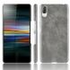 Защитный чехол Deexe Leather Back Cover для Sony Xperia L3 - Grey (215206H). Фото 1 из 5
