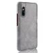 Защитный чехол Deexe Leather Back Cover для VIVO V15 Pro - Grey (227801H). Фото 3 из 7