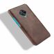Защитный чехол Deexe Leather Back Cover для VIVO V17 - Coffee (317008C). Фото 4 из 7