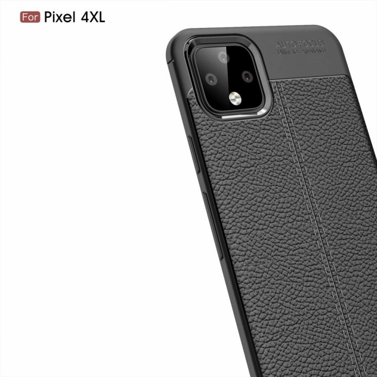 Защитный чехол Deexe Leather Cover для Google Pixel 4 XL - Red: фото 6 из 11