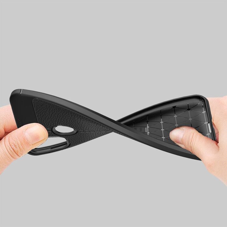 Силиконовый (TPU) чехол Deexe Leather Cover для Samsung Galaxy M31 (M315) - Red: фото 8 из 11