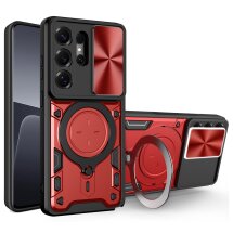 Защитный чехол Deexe Magnetic Space для Samsung Galaxy S26 Ultra - Red: фото 1 из 7