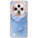 Защитный чехол Deexe Marble Case для OPPO Reno 12 F/FS - Blue (377801L). Фото 2 из 8