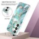Защитный чехол Deexe Marble Pattern для Samsung Galaxy S24 Plus - Blue / Green (343433LG). Фото 3 из 6