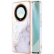 Защитный чехол Deexe Marble Style для Honor Magic 5 Lite - White (335226W). Фото 1 из 6